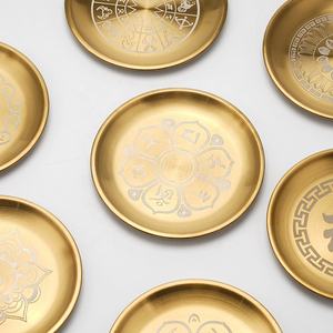 CHENLANG カスタマイズパターン ステンレススチールトレイ インセンスホルダー 祭壇プレート アロマティック 耐久性 カスタムカラー セレモニーオーナメント - Product Image 2