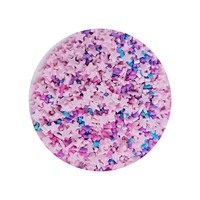 L'argile de bonbons d'étoile mélangée rose violet bleu arrose pour le bricolage de faux aliments | Garnitures en argile polymère | Fournitures d'artisanat Kawaii