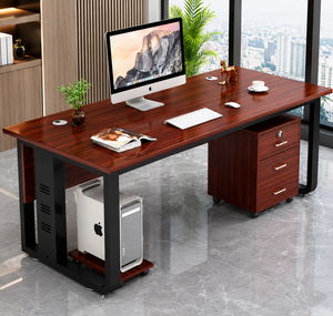Moderner Büroschreibtisch mit Schubladen für Lehrer, Rektor, Schulleiter, Chefschreibtisch, Computertisch für Schulverwaltung - Product Image 5