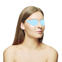 Patch oculaire rafraîchissant en hydrogel OEM, masque oculaire non irritant, absorption pour rafraîchir la peau des yeux et offrir confort