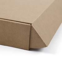 T-shirt en papier Kraft ondulé avec Logo, personnalisé, emballage de courrier, pour vêtements, 10 pièces