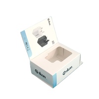 Boîte d'emballage pour chargeur mural de fenêtre personnalisé recyclable Pulida 2025, boîte à suspendre pour chargeur rapide, boîtes en papier