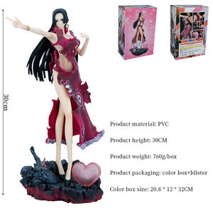 Statue de scène de l'empereur <span class=keywords><strong>BOA</strong></span>.HANCOCK en une seule pièce de 30 cm, modèle de décoration, figurine d'action en PVC d'anime, jouet de dessin animé unisexe - Product Image 2