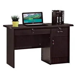 Bush Furniture Cabinet Computer Desk with Hutch and Drawers in Harvest Cherry