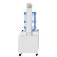 Humidificador Ultrasónico de Aire para Habitaciones, 10 Cabezales, Nebulizador Metálico, Capacidad de Humidificación de 3L, para Granjas, Humidificador Ultrasónico para Cultivo de Hongos