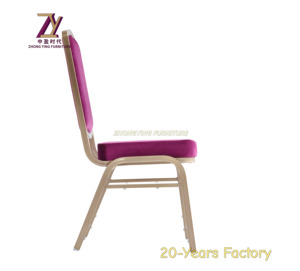 Le banquet empilable pourpre élégant préside élégant durable pour des événements de mariages d'hôtels - Product Image 4