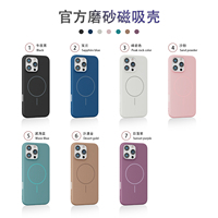 Nouvel Étui de Téléphone à Recharge Magnétique en TPU Couleur Unie Effet Peau, Conçu pour iPhone 11 12 13 14 15 16 17 Pro Max Plus (Modèle 2026)