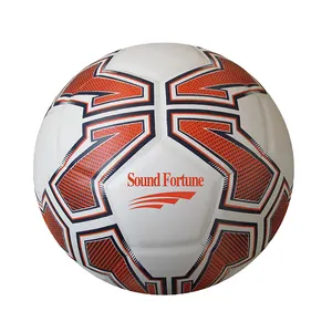 Customize Printing Logo Hot Selling Thermo Bonded Official Size 5 Training Ball PU Soccer Football