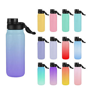 Botella de agua de acero inoxidable de 2025 ml con aislamiento de doble pared de nuevo diseño 1000 con diferentes tapas para acampar - Product Image 6