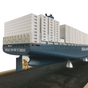 Модель корабля O.A.S, Заводская Подгонянная, 65 см, герметичная пластиковая контейнерная модель корабля для доставки, подарок - Product Image 4