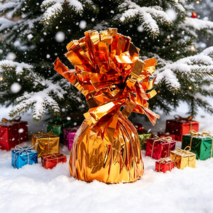 Decoraciones de Globos de Plástico de 12 Piezas con Diseño de Peso Naranja para Fiestas Infantiles - Reutilizables para Uso en Interiores - Product Image 6