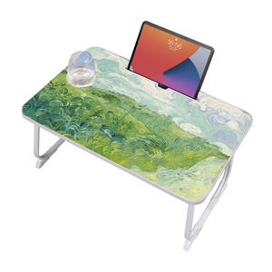 Table pliable sur canapé-lit avec fente pour <span class=keywords><strong>tablette</strong></span> et porte-gobelet pour regarder lire travailler sur le lit canapé bureau d'ordinateur portable pliant - Product Image 1