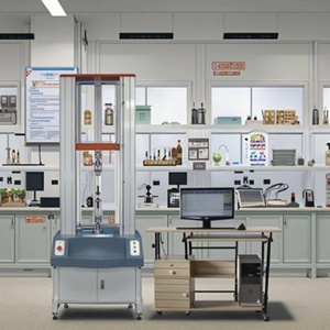 Máquina de Ensayo de Tracción de Materiales Universal de Dos Columnas EN 50189 10002 IEC 60889, Equipo de Prueba de Resistencia a la Tracción de Plásticos - Product Image 2