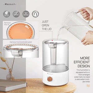 Knob Control Top Fill <b>Mist</b> Maker Aroma Diffuser Portable Visual Water Window for Home Bedroom Office Large Capacity 3.6L Water T - Product Image 3