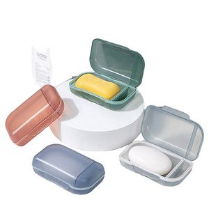 Portable Creative Plastic Travel Soap Box Lid Multi-Function Dog Holder Disposable for Student Dormitory Bathroom <b>Sealing</b> - Product Image 2