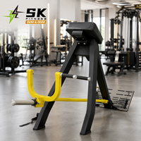 Appareil de musculation professionnel SK T-Bar Rower à charge libre pour le dos et le haut du corps, avec poignées réglables