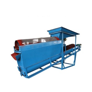 เครื่องล้างทรายแบบสกรีนเกลียว เครื่องแยกทราย มอเตอร์ AC สีน้ำเงิน อุปกรณ์ทำเหมือง - Product Image 4