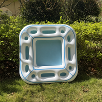 Nouvelle table de poker gonflable flottante, table de jeu aquatique pour piscine, bar à glace pour adultes, divertissement aquatique en plein air
