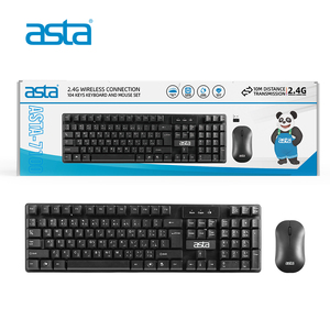 Combos clavier et <span class=keywords><strong>souris</strong></span> <span class=keywords><strong>sans</strong></span> <span class=keywords><strong>fil</strong></span> ASTA arabe anglais 1200 DPI batterie <span class=keywords><strong>souris</strong></span> ergonomiques Logo personnalisé fournisseur chinois - Product Image 1