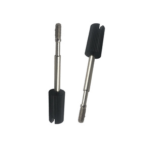 4-40 UNC 钢制镀镍塑料滚花头拇指插针螺丝，用于 VGA 串口电缆 - Product Image 3
