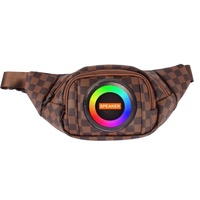 Bolsa Multifuncional para Altavoz con Iluminación LED RGB, para Llevar en la Cintura/Pecho, Ideal para Correr de Noche y Hacer Ejercicio por la Mañana