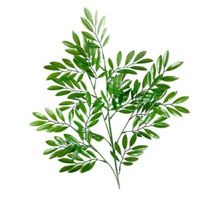 Plantes vertes artificielles, branche de 30 cm à 100 cm, en plastique, décorations pour mariage et maison - Product Image 5