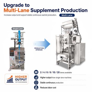 Machine d'emballage automatique haute vitesse à <span class=keywords><strong>4</strong></span> voies pour sachets de sauce, machine de remplissage multi-voies pour sachets de liquide (ketchup), 5-20g, pour sachets de miel en stick - Product Image 4