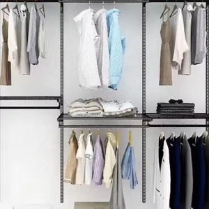Promotion : <span class=keywords><strong>Dressing</strong></span> ouvert <span class=keywords><strong>en</strong></span> métal <span class=keywords><strong>pour</strong></span> chambre à coucher, personnalisable <span class=keywords><strong>pour</strong></span> toute la maison - Product Image 3