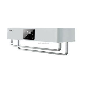 Baño Inodoro Cocina Montado en la pared Crema eléctrica calentada Toalla de baño blanca Tendedero Toalla Desinfección Calentador <span class=keywords><strong>Toallero</strong></span> Barra Estante - Product Image 1