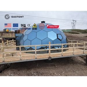 Dôme pour cérémonies, événements, entrepôt, gazebo sans cadre, géodésique, bois, connecteur, immersif - Product Image 1