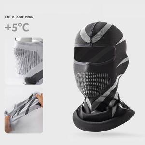Cagoule thermique d'hiver pour cyclisme, double couche, doublée polaire, coupe-vent, <span class=keywords><strong>masque</strong></span> facial respirant 3D, <span class=keywords><strong>cache</strong></span>-<span class=keywords><strong>cou</strong></span> extérieur - Product Image 2