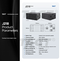 TACT Haut-parleurs Line Array passifs professionnels à trois voies, double 12 pouces, néodyme, pour extérieur, vente chaude