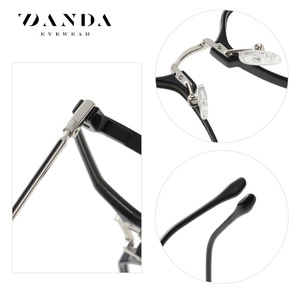 แว่นตา Danda Eyewear ทรงแปดเหลี่ยมเต็มกรอบ TR90 รุ่น TJ848 ป้องกันแสงสีฟ้า น้ำหนักเบา สำหรับทุกเพศ - Product Image 3