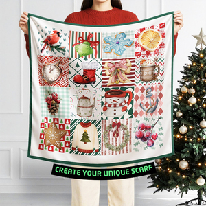 Custom 100% <strong>Silk</strong> <strong>Scarves</strong> Digital Print <strong>Silk</strong> <strong>Scarf</strong> With Your Own Design Satin Square <strong>Silk</strong> <strong>Scarf</strong> <strong>Women</strong> - Product Image 2