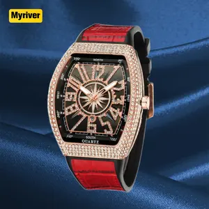 마이리버 럭셔리 다이브 기계식 시계 44mm Abf 공장 에타 2824 운동 사파이어 별이 빛나는 다이아몬드 크리스탈 시계