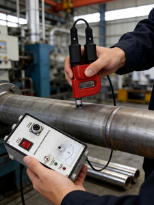 Rilevatore di difetti a particelle magnetiche portatile QUAM MT500, rilevatore di metalli industriale - Product Image 6