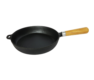 <span class=keywords><strong>Sartén</strong></span> de Hierro Fundido Resistente con <span class=keywords><strong>Mango</strong></span> de Madera <span class=keywords><strong>Extraíble</strong></span>, <span class=keywords><strong>Sartén</strong></span> Multiusos para Todo Tipo de Cocinas - Product Image 6