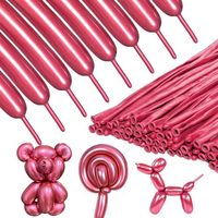 DAMAI Coloré Long Maigre Latex Ballons pour Ballons Animaux Ballons de Qualité Supérieure pour Débutant Enfant Carnavals Party Decoar