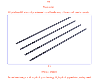 HSS Straight Shank Deep Hole <b>Drill</b> <b>Bit</b> 12" Drilling Depth 18" Overall Length Aircraft Extension Type - Product Image 6