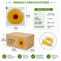 Trampa Adhesiva Amarilla en Forma de Flor para Moscas, Insectos, Mosquitos, Moscas Blancas, Pulgones, Tironas, para Plantas - ¡Oferta!