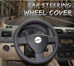 Cubierta del volante para Volkswagen Golf 5 Passat B6 <span class=keywords><strong>Jetta</strong></span> 3 Tiguan Touran precio al por mayor para usted envoltura del volante - Product Image 5