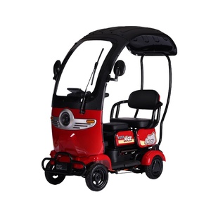 Scooter électrique de loisir à quatre roues, avec fonction d'arrêt d'urgence, pour transporter des enfants, double scooter, chariot, 500-800W, autonomie de 110 miles - Product Image 2