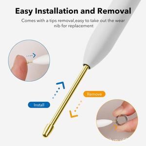 Pointes de remplacement en métal doré pour <span class=keywords><strong>Samsung</strong></span> Galaxy Tab S10 +/S10 <span class=keywords><strong>Ultra</strong></span> S9/S8 // S7/S7/S7 FE/S6/S6 Lite/<span class=keywords><strong>S22</strong></span>/S23/S24 <span class=keywords><strong>Ultra</strong></span> S <span class=keywords><strong>Pen</strong></span> - Product Image 3