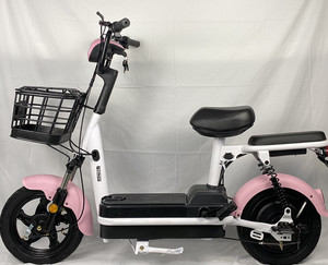 <b>Electric</b> City Bike 350W 48V 12A 3 Speed Rear <b>Hub</b> Motor 14" Lead-Acid Battery Steel Frame Foldable Brushless Motor - Product Image 2