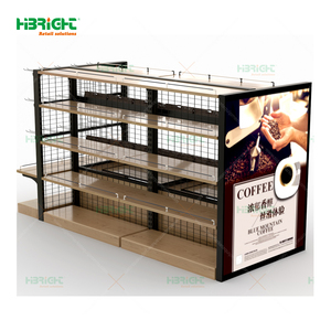 Nuovo Design Highbright Scaffale Metallico Autoportante a 4 Ripiani per Supermercati e Negozi al Dettaglio - Product Image 6