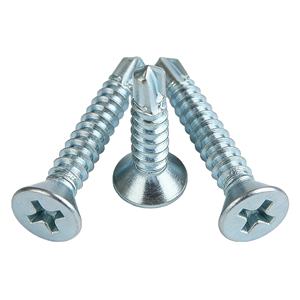Tornillos Autoperforantes C1022 de 4.2*16 con Cabeza Avellanada, Acero Galvanizado Antioxidante para Láminas Metálicas, Empaque en Bolsas de 25 kg - Product Image 1