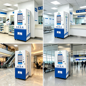 Máquina expendedora de farmacia de autoservicio de 32 pulgadas para 1000 artículos, máquina expendedora de medicamentos OTC de autoservicio las 24 horas para farmacias - Product Image 6