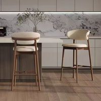 Tabourets de bar hauts de gamme, écologiques, durables, légers et robustes, de style nordique, pour la maison, l'hôtel et le salon