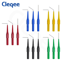 Cleqee-1 P1920 pince Crocodile à fiche Banane cordon de test sonde de test se connecter à 4mm fiche banane pour électrique dos sonde kit