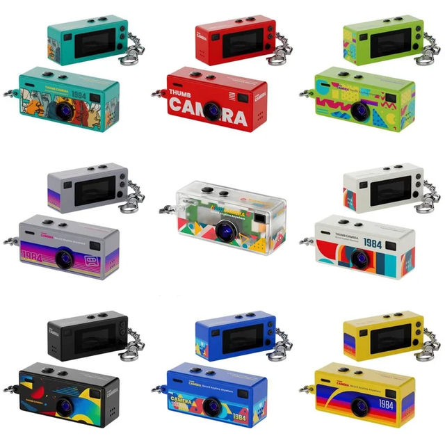 Mini Fashion Camera with CMOS Sensor 1080P 2MP Resolution Memory Card Storage OEM Customization